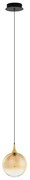 Pendul LED modern, Metal, Sticla, Champaign, ORENDA