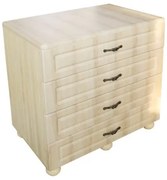 Comoda Dynasty Sonoma 4 sertare si blat MDF