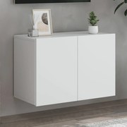 vidaXL Comodă TV de perete, alb, 60x30x41 cm