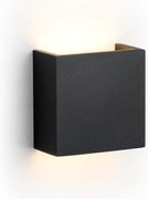 Aplica LED de perete cu lumina ambientala design modern Gent negru