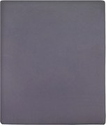 vidaXL Cearșaf de pat cu elastic, 2 buc., antracit, 90x200 cm, bumbac
