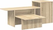 vidaXL Masă de consolă Stejar Sonoma 91,5 x 35 x 38,5 cm Lemn compozit