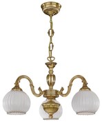 Candelabru din alama cu 3 brate design italian 9300