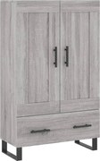 vidaXL Dulap gri Sonoma 69,5x31x115 cm, lemn prelucrat