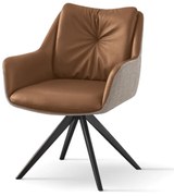 SCAUN TIP FOTOLIU ROTATIV ARMONY - IMITATIE PIELE - MARO