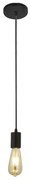 Searchlight 9661BK - Lustră pe cablu SQUIGGLE 1xE27/60W/230V