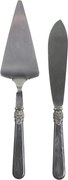 Set 2 tacamuri pentru tort, cutit si spatula, Linas