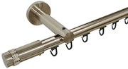 Galerie SIMPLA PRINDERE PERETE TEAVA PROFIL 19 MM -XANTOS - INOX (Alege marime: 120 cm)