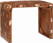 vidaXL Masă laterală Maro 60 x 35 x 46 cm Lemn recuperat masiv