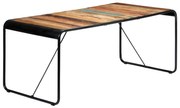 vidaXL Masă de bucătărie, 180 x 90 x 76 cm, lemn masiv reciclat