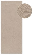 Covor tip traversă bej țesut manual din lână 80x300 cm Calmio – Hanse Home