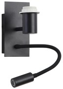 Veioză LED flexibilă Brilagi NUBILA 1xE27/25W/230V + LED/3W negru