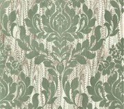 Tapet Faversham, Seafoam Green Luxury Flock, 1838 Wallcoverings, 5.3mp / rola