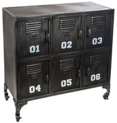 Dulap metalic pentru depozitarea articolelor, pe roti, cu usi multiple