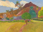 Reproducere Bright Tahitian Landscape, Paul Gauguin