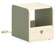 Taburet cu spatiu de depozitare pentru copii,  Colectia Montess Natural