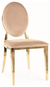 Scaun King velvet bej/auriu Blu28