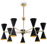 Candelabru Vesper Maytoni E14, Negru | Auriu, MOD108PL-14GB, Germania