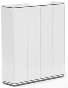 Dulap înalt Creator 162,8 x 44,5 x 185,9 cm, antracit / alb