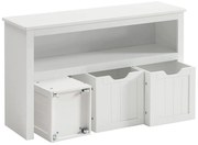 Dulap cu polițe SORELL, alb