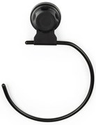 Suport autoadeziv pentru prosoape Compactor Bestlock Black, negru