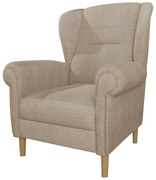 Fotoliu maro deschis wing Swan – Ropez