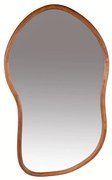 Oglindă suspendabila asimetrică OLM, ramă din lemn de paulownia, 44,5 x 75 cm