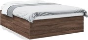 vidaXL Cadru de pat, stejar maro, 150x200 cm, lemn prelucrat