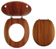 FERRO - Capac WC din MDF, decor stejar