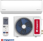 Aparat de aer conditionat cu invertor Nippon KFR 24DC SILVER ION 3, 24.000 BTU, 44 m², A++ / A+, R-32, Alb