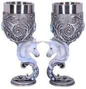 Set pocale unicorni Inimi fermecate 19cm