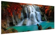 Tablou cu cascade de toamnă (120x50 cm), în 40 de alte dimensiuni noi