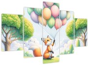 Tablou – Vulpe fericită (150x105 cm)