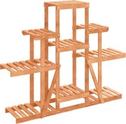 vidaXL Suport pentru flori, 110x25x96 cm, lemn masiv de brad