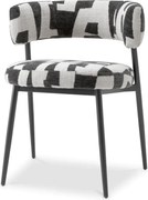 Scaun dining design LUX Folsom, Brooklyn black