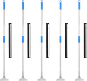 vidaXL Capete raclete de podea, 5 buc., 55x122,5 cm, oțel și cauciuc
