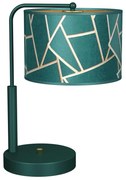 Lampă de masă ZIGGY 1xE27/60W/230V verde/aurie