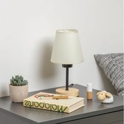 Lampă de masă Brilagi NUBILA WOOD 1xE27/25W/230V stejar/crem
