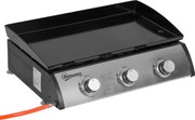 Gratar Plita pe Gaz Outsunny, 3 Arzatoare, Otel Inoxidabil, 9kW, Antiaderent| Aosom RO | Aosom Romania