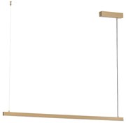 Lustra suspendata LED, 120cm, Otel, Auriu, MIAMI