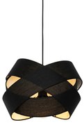 Lampă modernă suspendată neagră - Cloth