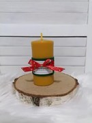 Lumanare ceara de albine monobloc 10/5,5 cm