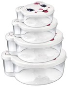 Orion set de 4 boluri pentru gustări, Cat