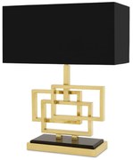 Veioza, lampa de masa eleganta, clasica, finisaj brass, Windolf 109626 HZ