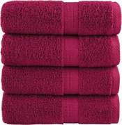 vidaXL Prosoape oaspeți premium, SOLUND, 4 buc. 30x50cm 600gsm