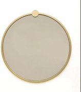 Oglindă Gold Metal Ayna 60 cm