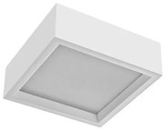 Plafoniera design modern slim din gips alb 45cm BELINA