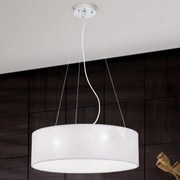 Lustra suspendata design modern Ufo 50cm alba