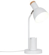 Nordlux - Lampă de masă DEVONE 1xE27/15W/230V, albă