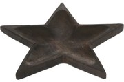 Bol din lemn de mango Star, 24 x 2 x 24  cm